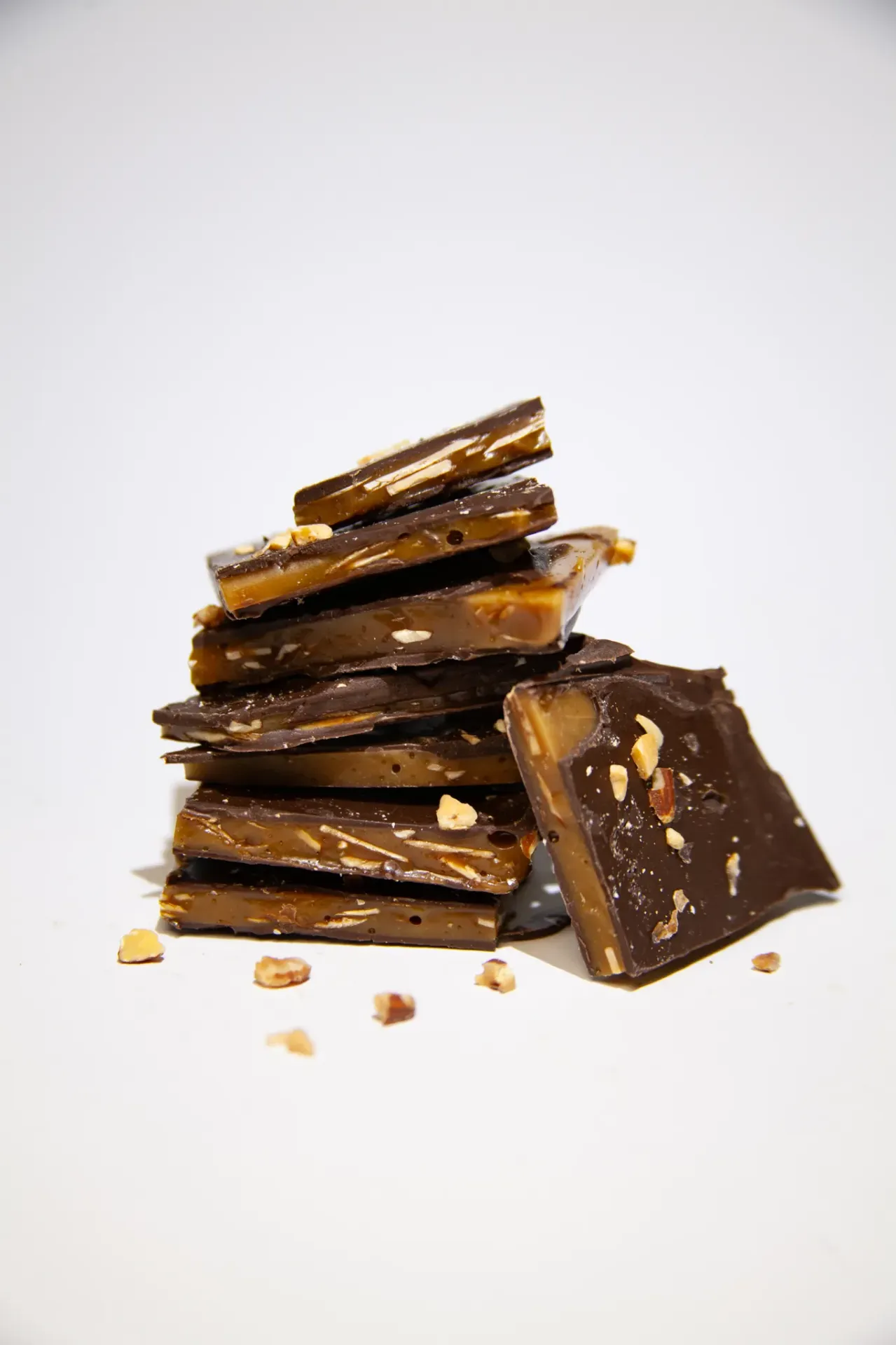 [TOF-DRK-1LB-BOX] English Butter Toffee - Dark Chcoloate
