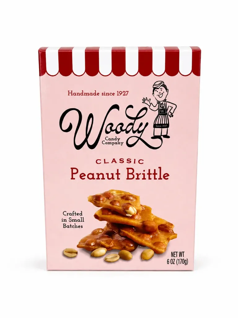 Peanut Brittle - Classic (6 oz Box)