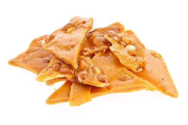 [BRTL-PNT-ORG-1LB-BAG] Peanut Brittle - Classic (1 lb Bag)