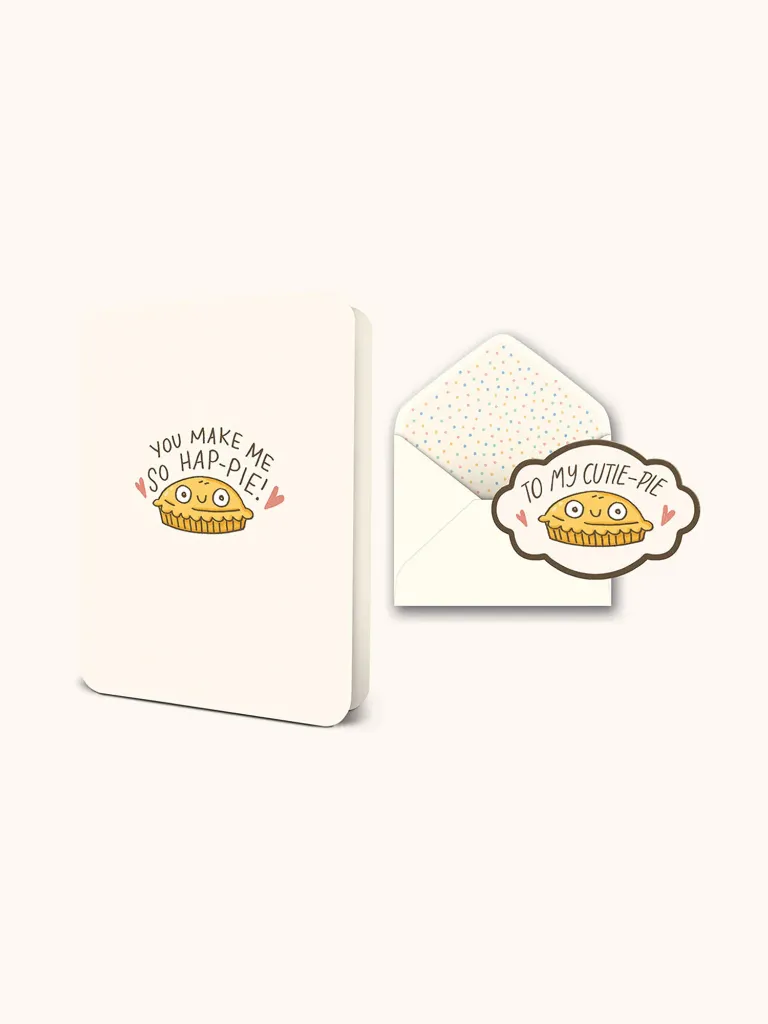 Greeting Cards (You Make Me So Hap-Pie Deluxe Greeting Card)